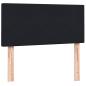 Preview: Boxspringbett mit Matratze Schwarz 90x210 cm Samt