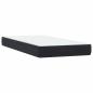 Preview: Boxspringbett mit Matratze Schwarz 90x210 cm Samt