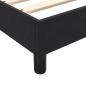 Preview: Boxspringbett mit Matratze Schwarz 90x210 cm Samt
