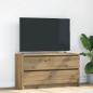 Preview: ARDEBO.de - TV-Schrank Artisan-Eiche 100x35x54 cm Holzwerkstoff