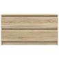 Preview: TV-Schrank Sonoma-Eiche 100x35x54 cm Holzwerkstoff