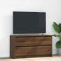 Preview: ARDEBO.de - TV-Schrank Braun Eichen-Optik 100x35x54 cm Holzwerkstoff
