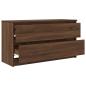 Preview: TV-Schrank Braun Eichen-Optik 100x35x54 cm Holzwerkstoff