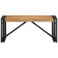 Preview: Couchtisch 80x40x35 cm Massivholz Akazie