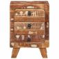 Preview: Nachttisch 37x32x50 cm Altholz Massivholz