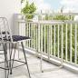 Preview: ARDEBO.de - Gartentisch Klappbar Hellgrau 90x51x75 cm Poly Rattan
