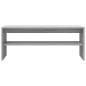 Preview: TV-Schrank Grau Sonoma 100x40x40 cm Holzwerkstoff