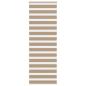 Preview: ARDEBO.de - Zebrarollo Sandbraun 75x230 cm Stoffbreite 70,9 cm Polyester