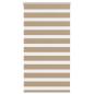 Preview: ARDEBO.de - Zebrarollo Sandbraun 75x150 cm Stoffbreite 70,9 cm Polyester