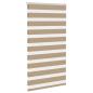 Preview: Zebrarollo Sandbraun 75x150 cm Stoffbreite 70,9 cm Polyester