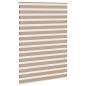 Preview: Doppelrollo Sandbraun 165x230 cm Stoffbreite 160,9 cm Polyester