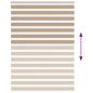 Preview: Zebrarollo Sandbraun 155x230 cm Stoffbreite 150,9 cm Polyester