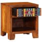 Preview: Nachttisch 40x35x45 cm Massivholz Akazie