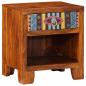 Preview: Nachttisch 40x35x45 cm Massivholz Akazie