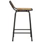 Preview: Barhocker 4 Stk. 46x35,5x80 cm Raues Mango Massivholz
