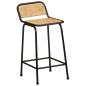 Preview: Barhocker 4 Stk. 46x35,5x80 cm Raues Mango Massivholz