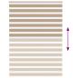 Preview: Zebrarollo Sandbraun 155x200 cm Stoffbreite 150,9 cm Polyester
