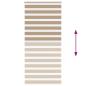 Preview: Zebrarollo Sandbraun 100x230 cm Stoffbreite 95,9 cm Polyester