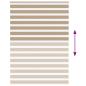 Preview: Zebrarollo Sandbraun 165x200 cm Stoffbreite 160,9 cm Polyester