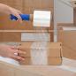 Preview: ARDEBO.de - Stretchfolie mit Griff 10 Stk. Transparent 23 ?m 50 cm x 150 m