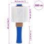 Preview: Stretchfolien 10 Stk. Transparent 23 ?m 10 cm x 300 m