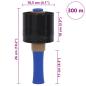 Preview: Stretchfolien 10 Stk. Schwarz 23 ?m 10 cm x 300 m