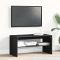 Preview: TV-Schrank Schwarz Eiche-Optik 80x40x40 cm Holzwerkstoff