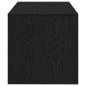 Preview: TV-Schrank Schwarz Eiche-Optik 80x40x40 cm Holzwerkstoff