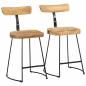 Preview: ARDEBO.de - Barhocker 2 Stk. 49x43x79 cm Mango Massivholz