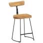 Preview: Barhocker 2 Stk. 49x43x79 cm Mango Massivholz