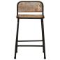 Preview: Barhocker 4 Stk. 46x35,5x70 cm Altholz Massivholz