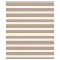 Preview: ARDEBO.de - Zebrarollo Sandbraun 120x150 cm Stoffbreite 115,9 cm Polyester