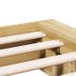 Preview: Massivholzbett ohne Matratze 140x190 cm Eichenholz