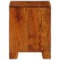Preview: Nachttisch 2 Stk. 35x35x45 cm Massivholz Akazie