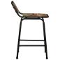 Preview: Barhocker 2 Stk. 46x35,5x70 cm Altholz Massivholz