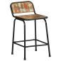 Preview: Barhocker 2 Stk. 46x35,5x70 cm Altholz Massivholz
