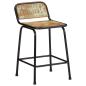 Preview: Barhocker 2 Stk. 46x35,5x70 cm Altholz Massivholz