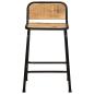 Preview: Barhocker 2 Stk. 46x35,5x70 cm Raues Mango Massivholz
