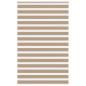 Preview: ARDEBO.de - Zebrarollo Sandbraun 140x200 cm Stoffbreite 135,9 cm Polyester