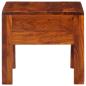 Preview: Nachttisch 2 Stk. 40x40x36 cm Massivholz Akazie