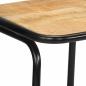 Preview: Barhocker 2 Stk. 46x35,5x80 cm Raues Mango Massivholz