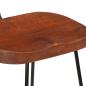 Preview: Barhocker 2 Stk. 49x43x103 cm Mango Massivholz