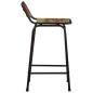 Preview: Barhocker 2 Stk. 46x35,5x80 cm Altholz Massivholz