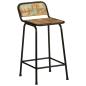 Preview: Barhocker 2 Stk. 46x35,5x80 cm Altholz Massivholz