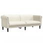 Preview: Sofa 3-Sitzer Creme Samt
