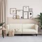 Preview: Sofa 3-Sitzer Creme Samt