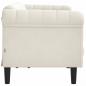 Preview: Sofa 3-Sitzer Creme Samt