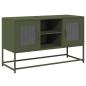 Preview: TV-Schrank Olivgrün 100,5x39x60,5 cm Stahl