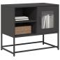 Preview: ARDEBO.de - TV-Schrank Schwarz 68x39x60,5 cm Stahl