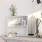 Preview: ARDEBO.de - Bücherregal Weiß 80x30x76,5 cm Holzwerkstoff